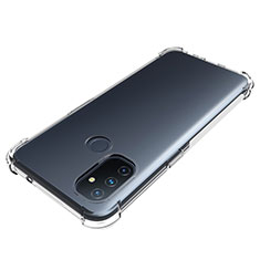 Cover Silicone Trasparente Ultra Sottile Morbida T02 per OnePlus Nord N100 Chiaro