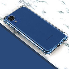 Cover Silicone Trasparente Ultra Sottile Morbida T02 per Samsung Galaxy A03 Core Chiaro