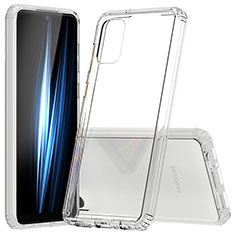 Cover Silicone Trasparente Ultra Sottile Morbida T02 per Samsung Galaxy A04 4G Chiaro