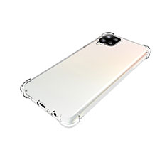 Cover Silicone Trasparente Ultra Sottile Morbida T02 per Samsung Galaxy A12 5G Chiaro