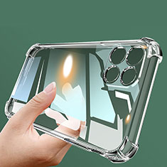 Cover Silicone Trasparente Ultra Sottile Morbida T02 per Samsung Galaxy A22s 5G Chiaro