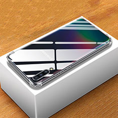 Cover Silicone Trasparente Ultra Sottile Morbida T02 per Samsung Galaxy A40s Chiaro