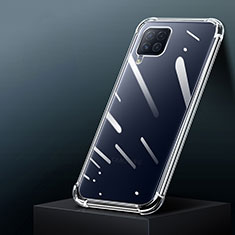 Cover Silicone Trasparente Ultra Sottile Morbida T02 per Samsung Galaxy F22 4G Chiaro