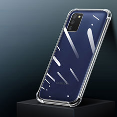 Cover Silicone Trasparente Ultra Sottile Morbida T02 per Samsung Galaxy M02s Chiaro