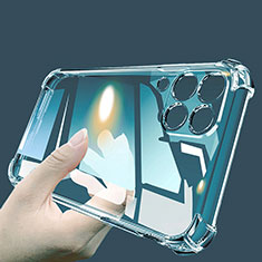 Cover Silicone Trasparente Ultra Sottile Morbida T02 per Samsung Galaxy M32 4G Chiaro