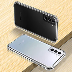Cover Silicone Trasparente Ultra Sottile Morbida T02 per Samsung Galaxy S20 FE 4G Chiaro