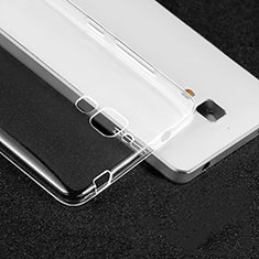 Cover Silicone Trasparente Ultra Sottile Morbida T02 per Xiaomi Mi 4 Chiaro
