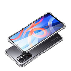 Cover Silicone Trasparente Ultra Sottile Morbida T02 per Xiaomi Poco M4 Pro 5G Chiaro