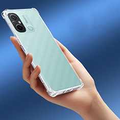 Cover Silicone Trasparente Ultra Sottile Morbida T02 per Xiaomi Redmi 11A 4G Chiaro