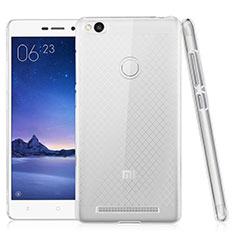 Cover Silicone Trasparente Ultra Sottile Morbida T02 per Xiaomi Redmi 3 Pro Chiaro