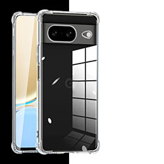 Cover Silicone Trasparente Ultra Sottile Morbida T03 per Google Pixel 8 5G Chiaro
