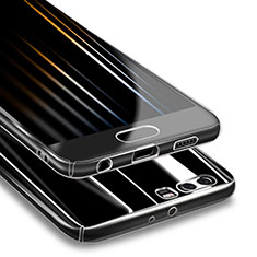 Cover Silicone Trasparente Ultra Sottile Morbida T03 per Huawei Honor 9 Premium Grigio