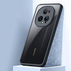 Cover Silicone Trasparente Ultra Sottile Morbida T03 per Huawei Honor Magic5 Ultimate 5G Nero