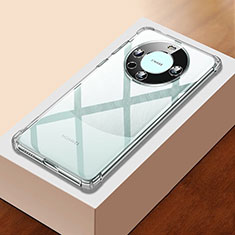 Cover Silicone Trasparente Ultra Sottile Morbida T03 per Huawei Mate 60 Chiaro