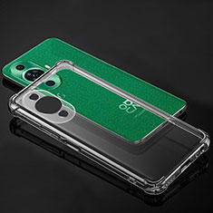 Cover Silicone Trasparente Ultra Sottile Morbida T03 per Huawei Nova 11 Chiaro