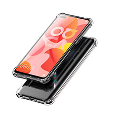 Cover Silicone Trasparente Ultra Sottile Morbida T03 per Huawei Nova 6 Chiaro