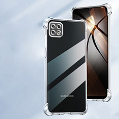Cover Silicone Trasparente Ultra Sottile Morbida T03 per Samsung Galaxy A22 5G Chiaro
