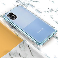 Cover Silicone Trasparente Ultra Sottile Morbida T03 per Samsung Galaxy A71 5G Chiaro