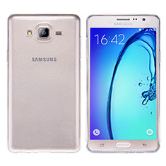 Cover Silicone Trasparente Ultra Sottile Morbida T03 per Samsung Galaxy On7 Pro Chiaro