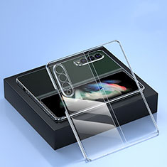 Cover Silicone Trasparente Ultra Sottile Morbida T03 per Samsung Galaxy Z Fold4 5G Chiaro