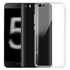 Cover Silicone Trasparente Ultra Sottile Morbida T03 per Xiaomi Mi 5 Chiaro