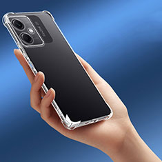 Cover Silicone Trasparente Ultra Sottile Morbida T03 per Xiaomi Redmi Note 12R Pro 5G Chiaro