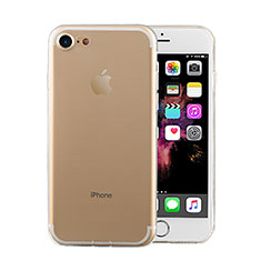 Cover Silicone Trasparente Ultra Sottile Morbida T04 per Apple iPhone 7 Chiaro