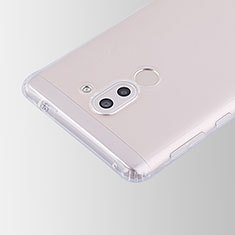 Cover Silicone Trasparente Ultra Sottile Morbida T04 per Huawei Honor 6X Pro Chiaro