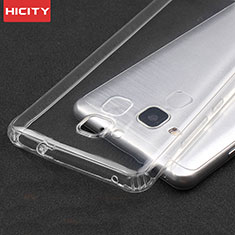 Cover Silicone Trasparente Ultra Sottile Morbida T04 per Huawei Honor 7 Lite Chiaro