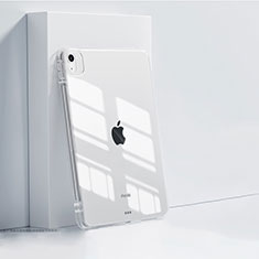 Cover Silicone Trasparente Ultra Sottile Morbida T05 per Apple iPad Air 5 10.9 (2022) Chiaro