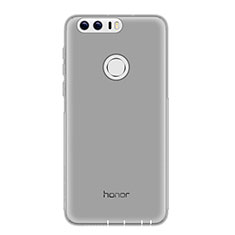 Cover Silicone Trasparente Ultra Sottile Morbida T05 per Huawei Honor 8 Oro