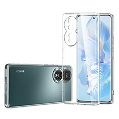 Cover Silicone Trasparente Ultra Sottile Morbida T05 per Huawei Honor 80 5G Chiaro