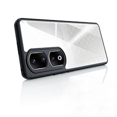 Cover Silicone Trasparente Ultra Sottile Morbida T05 per Huawei Honor 90 Pro 5G Nero