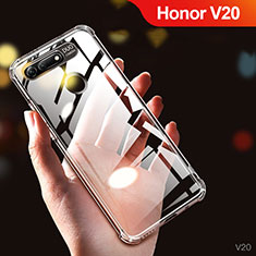 Cover Silicone Trasparente Ultra Sottile Morbida T05 per Huawei Honor V20 Chiaro