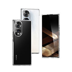 Cover Silicone Trasparente Ultra Sottile Morbida T05 per Huawei Honor X7b Chiaro