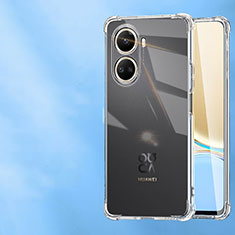 Cover Silicone Trasparente Ultra Sottile Morbida T05 per Huawei Nova 10 SE Chiaro