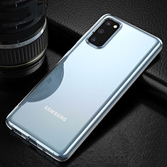 Cover Silicone Trasparente Ultra Sottile Morbida T05 per Samsung Galaxy S20 Chiaro