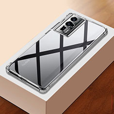 Cover Silicone Trasparente Ultra Sottile Morbida T05 per Xiaomi Poco F5 Pro 5G Chiaro