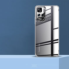 Cover Silicone Trasparente Ultra Sottile Morbida T05 per Xiaomi Redmi Note 11 Pro+ Plus 5G Chiaro