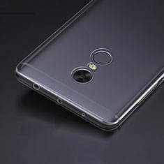 Cover Silicone Trasparente Ultra Sottile Morbida T05 per Xiaomi Redmi Note 4 Chiaro