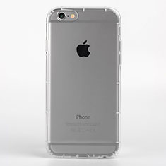 Cover Silicone Trasparente Ultra Sottile Morbida T06 per Apple iPhone 6 Chiaro