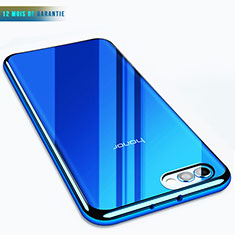 Cover Silicone Trasparente Ultra Sottile Morbida T07 per Huawei Honor View 10 Blu