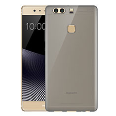 Grigio Cover Silicone Trasparente Ultra Sottile Morbida T07 per Huawei P9 Grigio