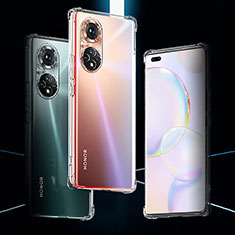 Cover Silicone Trasparente Ultra Sottile Morbida T09 per Huawei Honor 50 Pro 5G Chiaro