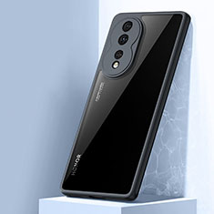 Cover Silicone Trasparente Ultra Sottile Morbida T09 per Huawei Honor 80 5G Nero