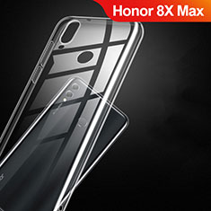 Cover Silicone Trasparente Ultra Sottile Morbida T09 per Huawei Honor 8X Max Chiaro