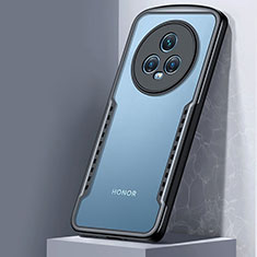 Cover Silicone Trasparente Ultra Sottile Morbida T09 per Huawei Honor Magic5 5G Nero