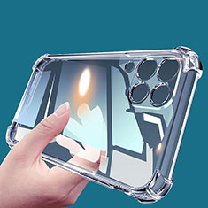 Cover Silicone Trasparente Ultra Sottile Morbida T10 per Samsung Galaxy A12 5G Chiaro