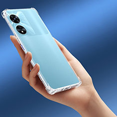 Cover Silicone Trasparente Ultra Sottile Morbida T11 per Huawei Honor X5 Plus Chiaro