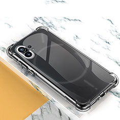 Cover Silicone Trasparente Ultra Sottile Morbida T12 per Nothing Phone 1 Chiaro